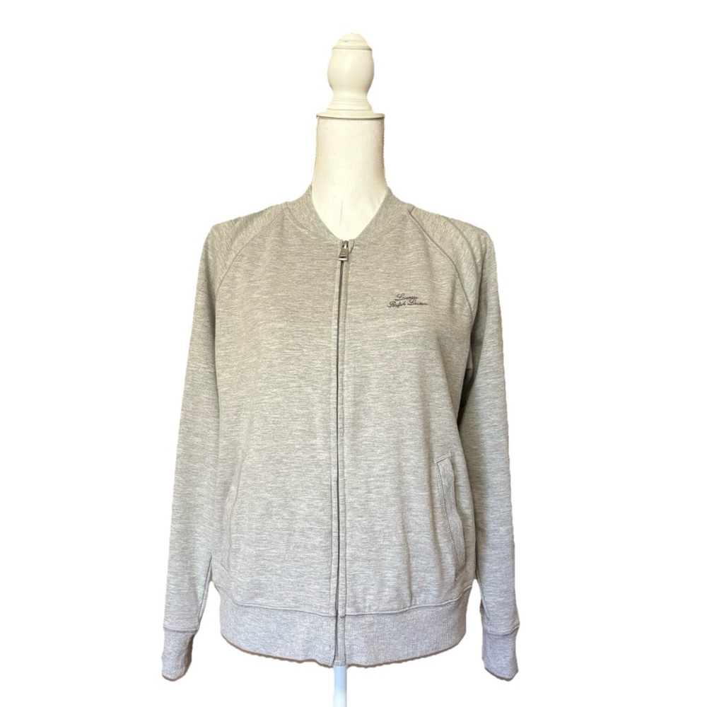 Lauren Ralph Lauren Vintage 90s Full Zipper Cotton Lightweight Jacket